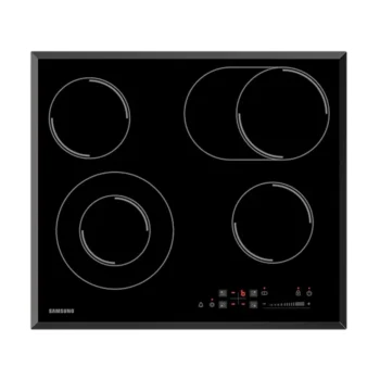 SAMSUNG 4 Gözlü Cam Seramik Ankastre Ocak (CTR164NC01/XEO)