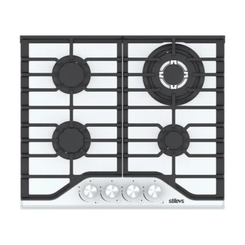 STILEVS ST-AO-6041BG (DÖKÜM) Beyaz Kristal Cam Ocak