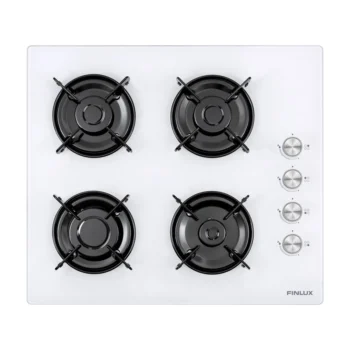 FINLUX 4 Gözlü Beyaz Cam Ocak (FGH60GLW)