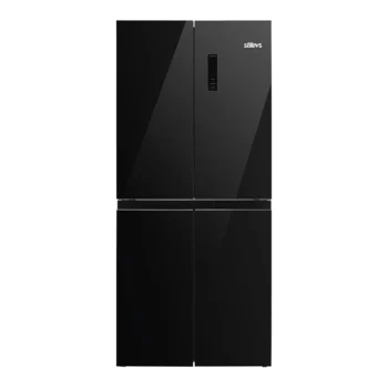 STILEVS 421L No-Frost Buzdolabı (ST-MUL421L01EU(E)NF-BLACK GLASS)