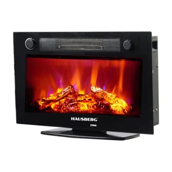 HAUSBERG Kompakt Elektrikli Şömine Isıtıcı (HB 8226)